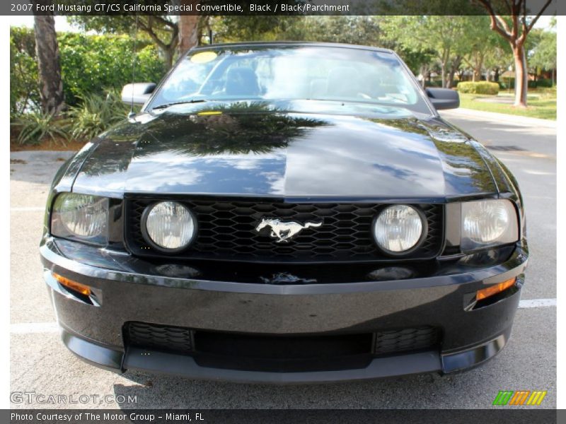 Black / Black/Parchment 2007 Ford Mustang GT/CS California Special Convertible