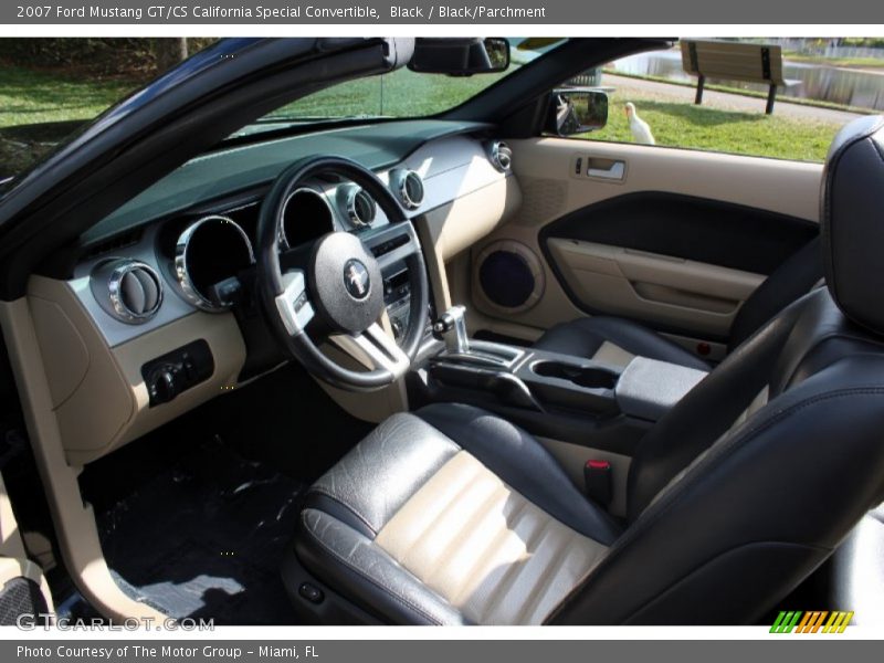 Black / Black/Parchment 2007 Ford Mustang GT/CS California Special Convertible