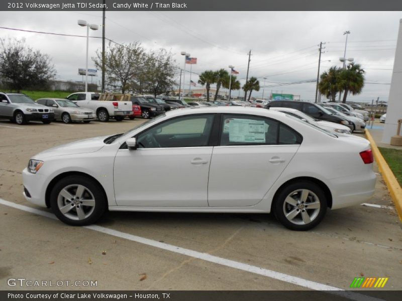 Candy White / Titan Black 2012 Volkswagen Jetta TDI Sedan