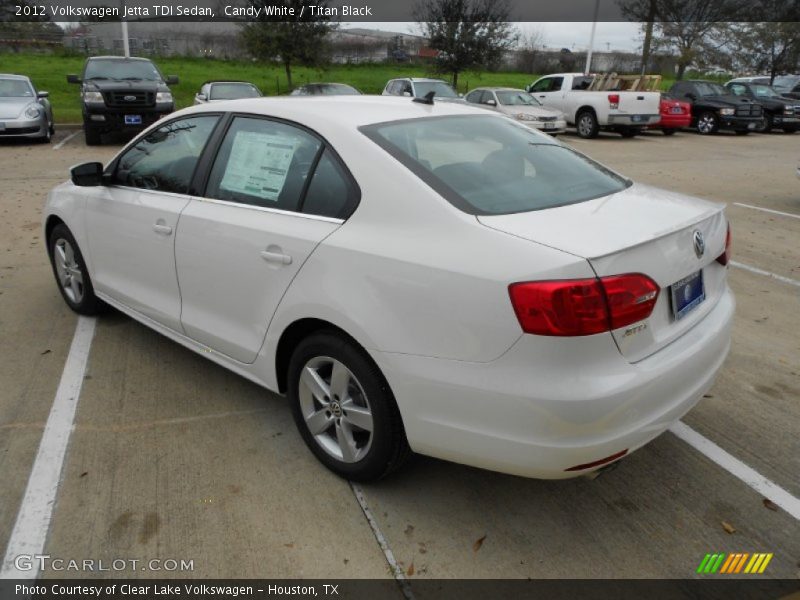 Candy White / Titan Black 2012 Volkswagen Jetta TDI Sedan