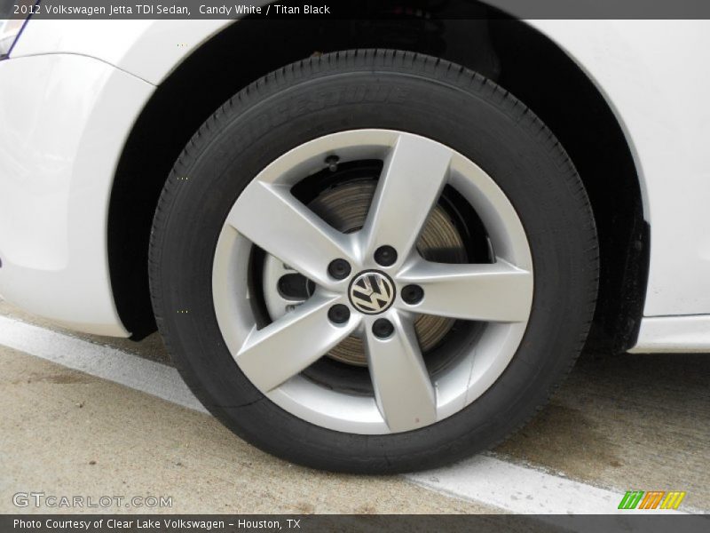 Candy White / Titan Black 2012 Volkswagen Jetta TDI Sedan