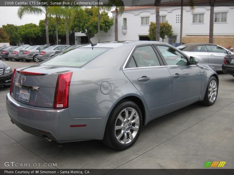  2008 CTS Sedan Sunset Blue