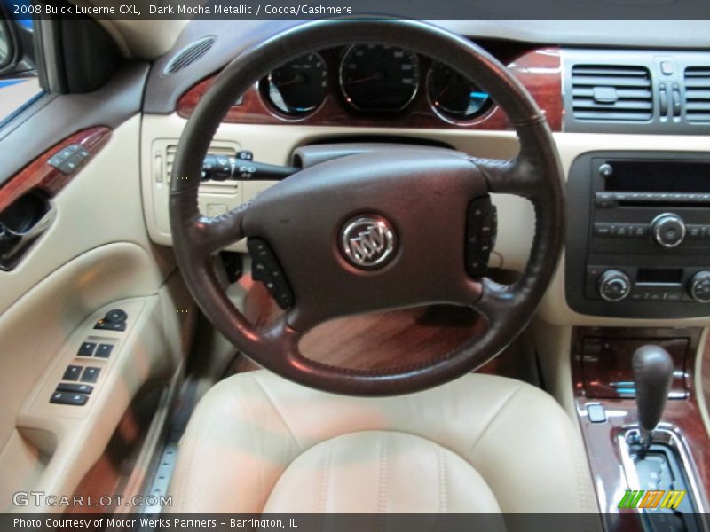 Dark Mocha Metallic / Cocoa/Cashmere 2008 Buick Lucerne CXL