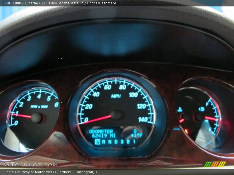 Dark Mocha Metallic / Cocoa/Cashmere 2008 Buick Lucerne CXL