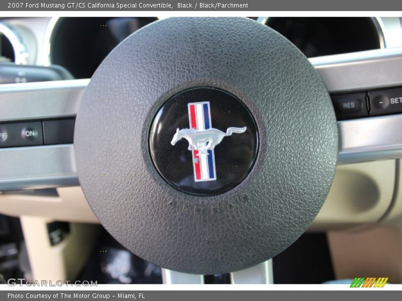 Black / Black/Parchment 2007 Ford Mustang GT/CS California Special Convertible