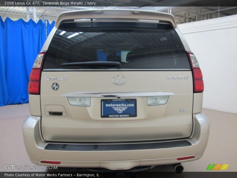 Savannah Beige Metallic / Ivory 2008 Lexus GX 470