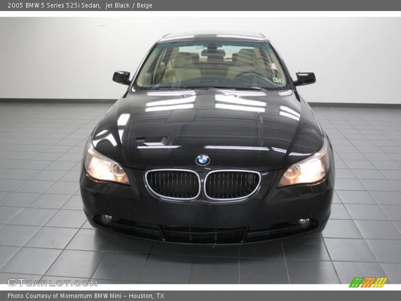 Jet Black / Beige 2005 BMW 5 Series 525i Sedan