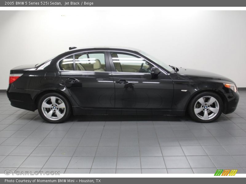 Jet Black / Beige 2005 BMW 5 Series 525i Sedan