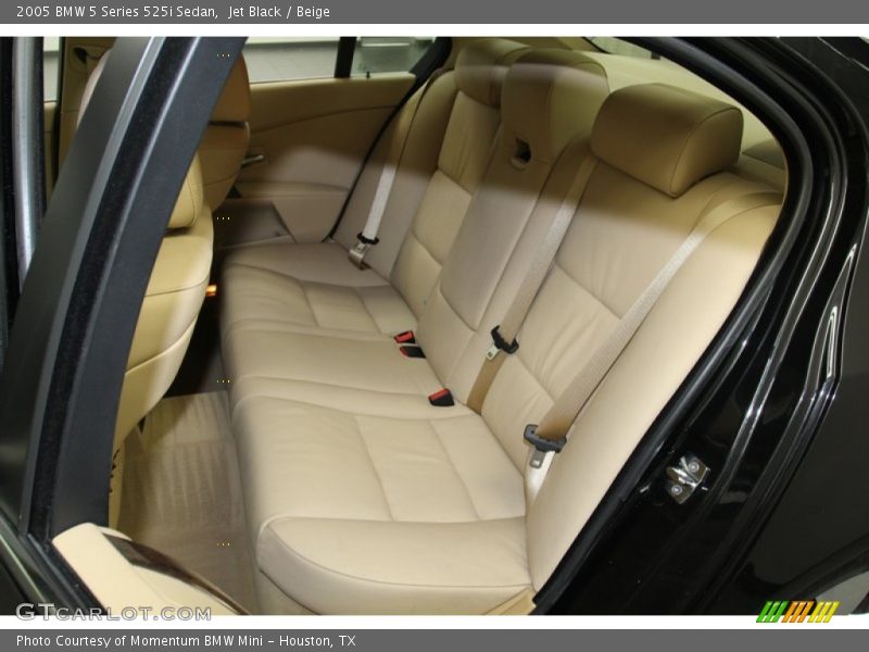 Jet Black / Beige 2005 BMW 5 Series 525i Sedan