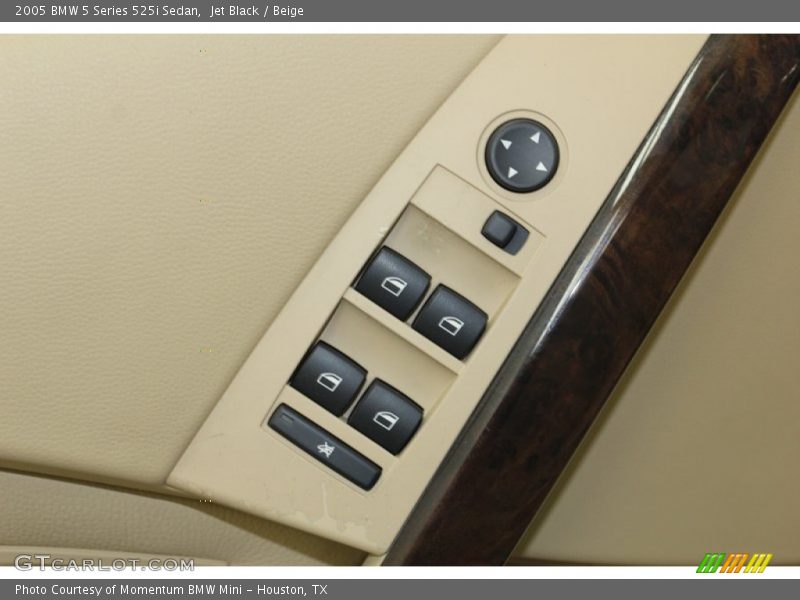 Jet Black / Beige 2005 BMW 5 Series 525i Sedan
