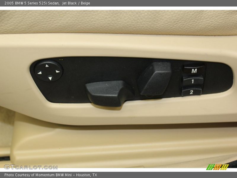 Jet Black / Beige 2005 BMW 5 Series 525i Sedan