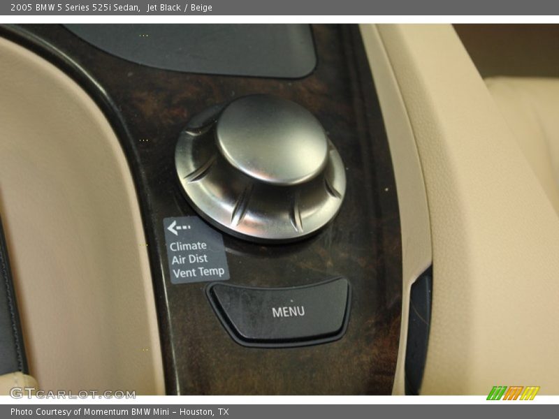Jet Black / Beige 2005 BMW 5 Series 525i Sedan
