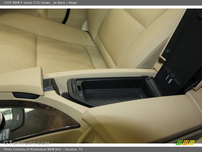 Jet Black / Beige 2005 BMW 5 Series 525i Sedan