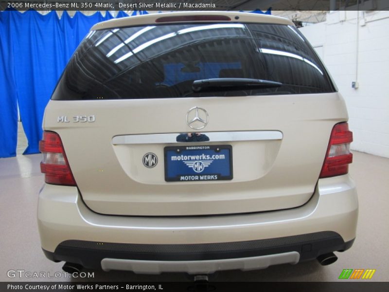 Desert Silver Metallic / Macadamia 2006 Mercedes-Benz ML 350 4Matic