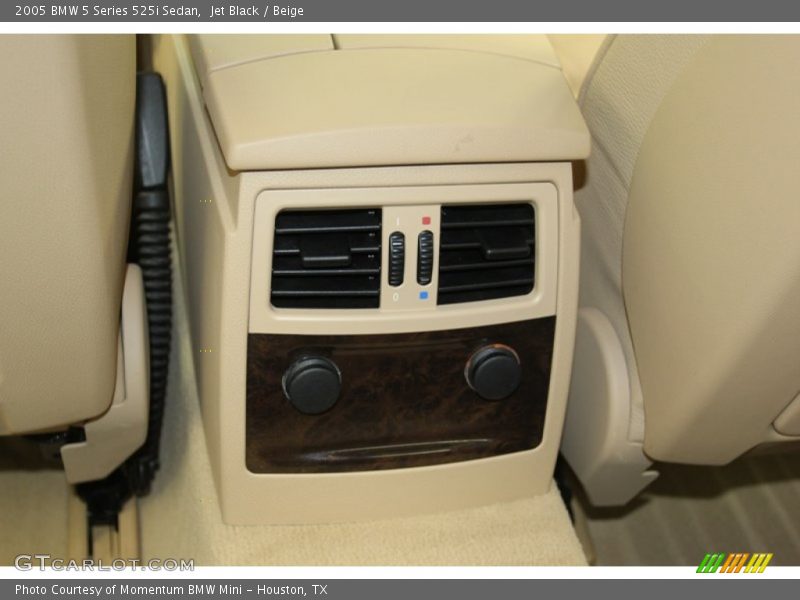 Jet Black / Beige 2005 BMW 5 Series 525i Sedan