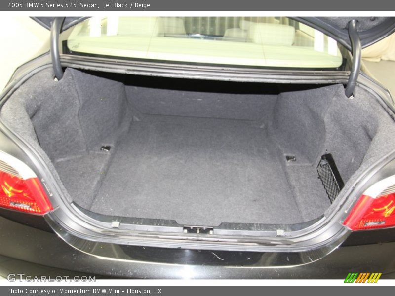 Jet Black / Beige 2005 BMW 5 Series 525i Sedan