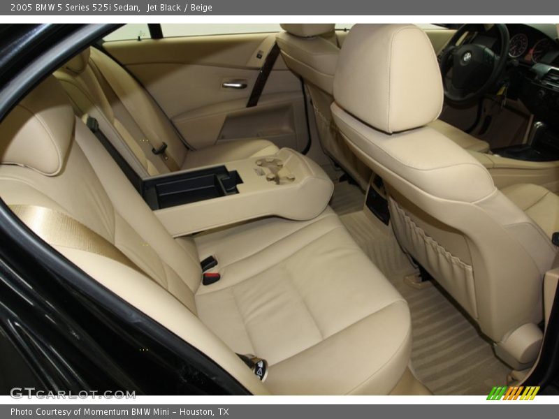 Jet Black / Beige 2005 BMW 5 Series 525i Sedan