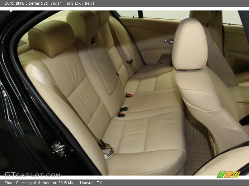 Jet Black / Beige 2005 BMW 5 Series 525i Sedan