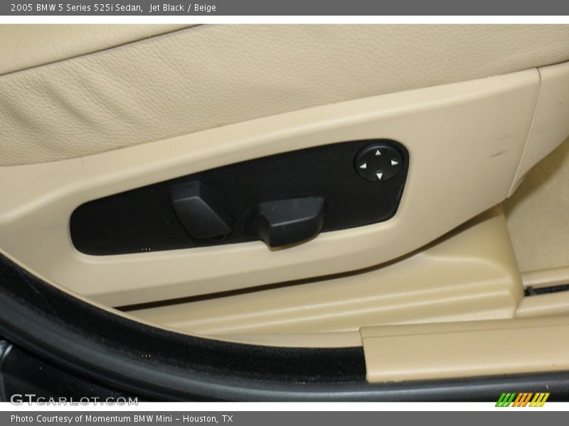 Jet Black / Beige 2005 BMW 5 Series 525i Sedan