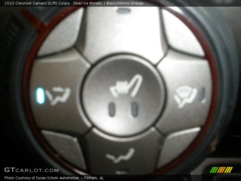 Silver Ice Metallic / Black/Inferno Orange 2010 Chevrolet Camaro SS/RS Coupe