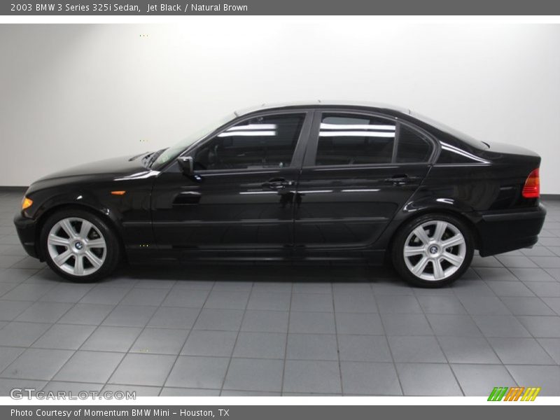 Jet Black / Natural Brown 2003 BMW 3 Series 325i Sedan