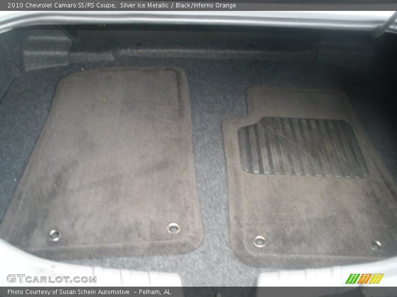 Silver Ice Metallic / Black/Inferno Orange 2010 Chevrolet Camaro SS/RS Coupe