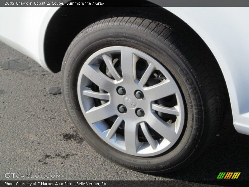 Summit White / Gray 2009 Chevrolet Cobalt LS Coupe