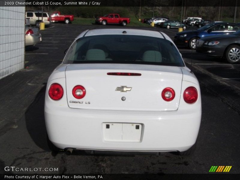 Summit White / Gray 2009 Chevrolet Cobalt LS Coupe