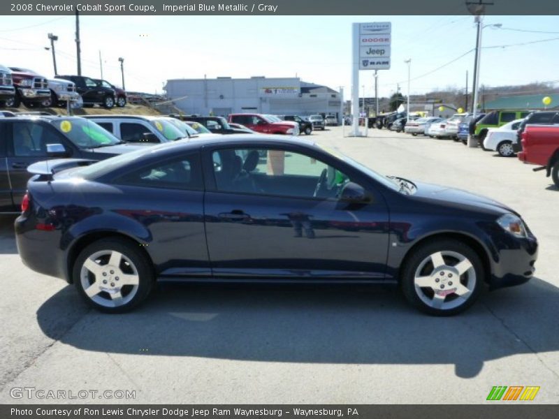 Imperial Blue Metallic / Gray 2008 Chevrolet Cobalt Sport Coupe