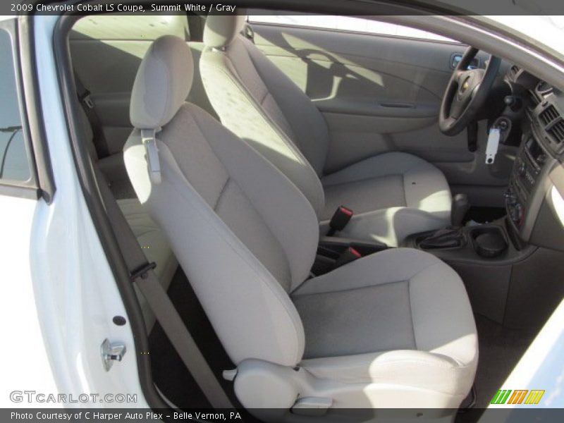 Summit White / Gray 2009 Chevrolet Cobalt LS Coupe