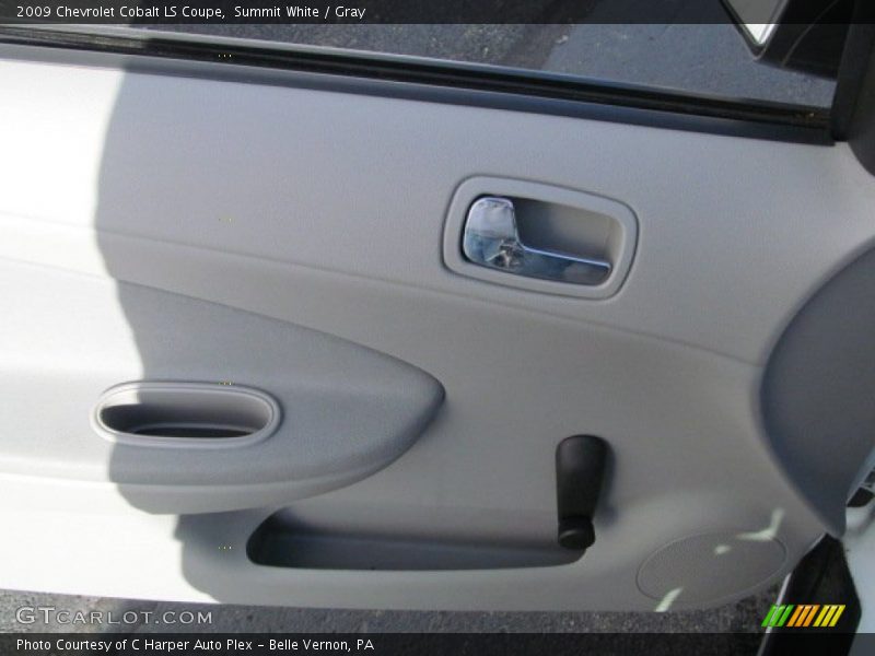 Summit White / Gray 2009 Chevrolet Cobalt LS Coupe