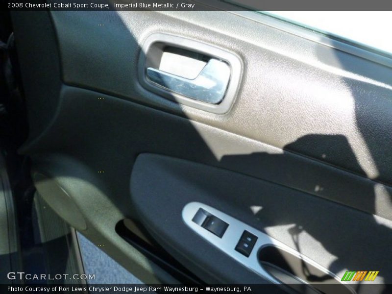 Imperial Blue Metallic / Gray 2008 Chevrolet Cobalt Sport Coupe