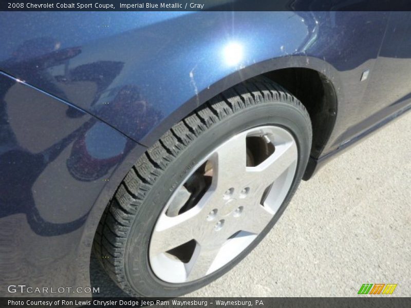 Imperial Blue Metallic / Gray 2008 Chevrolet Cobalt Sport Coupe