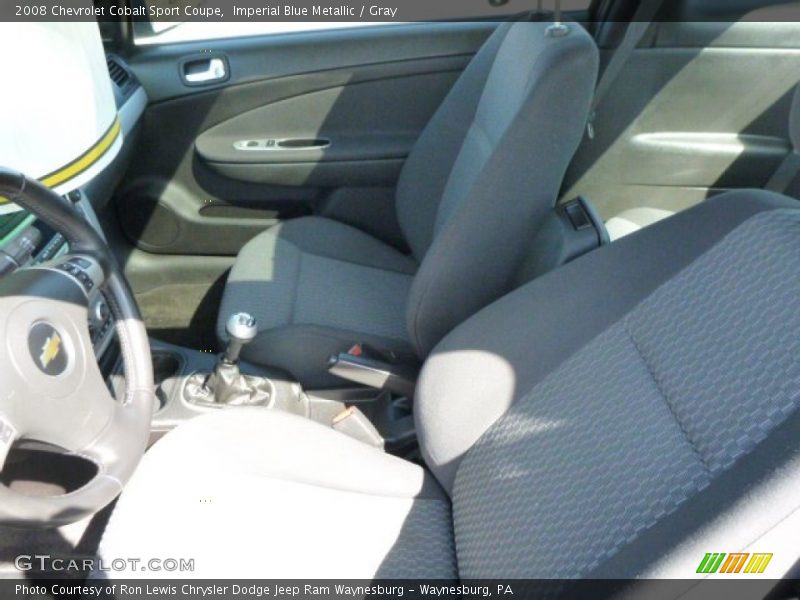 Imperial Blue Metallic / Gray 2008 Chevrolet Cobalt Sport Coupe
