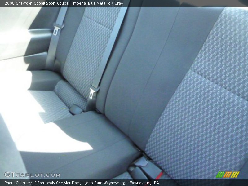 Imperial Blue Metallic / Gray 2008 Chevrolet Cobalt Sport Coupe