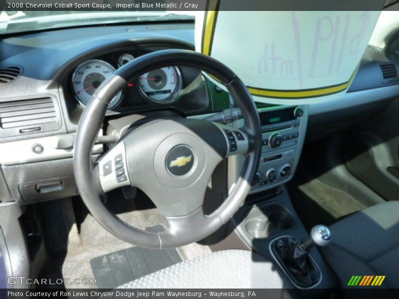 Imperial Blue Metallic / Gray 2008 Chevrolet Cobalt Sport Coupe