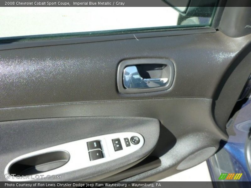 Imperial Blue Metallic / Gray 2008 Chevrolet Cobalt Sport Coupe
