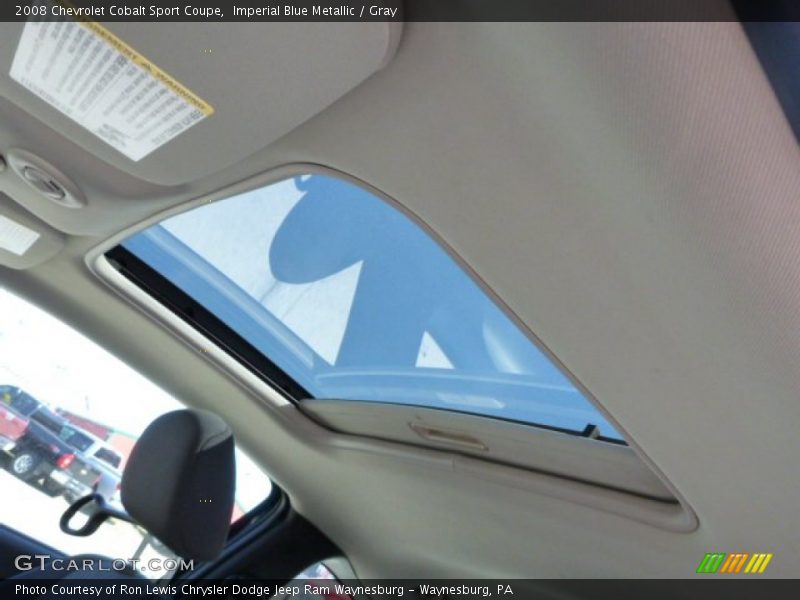 Imperial Blue Metallic / Gray 2008 Chevrolet Cobalt Sport Coupe