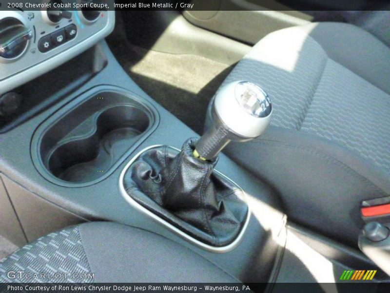 Imperial Blue Metallic / Gray 2008 Chevrolet Cobalt Sport Coupe