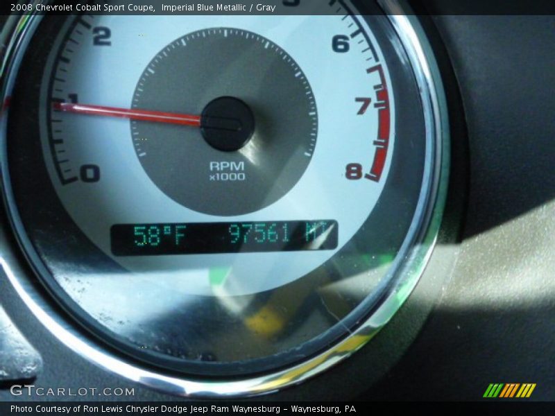 Imperial Blue Metallic / Gray 2008 Chevrolet Cobalt Sport Coupe