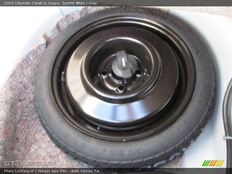 Summit White / Gray 2009 Chevrolet Cobalt LS Coupe