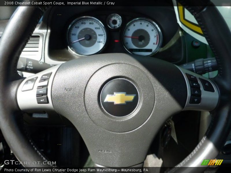Imperial Blue Metallic / Gray 2008 Chevrolet Cobalt Sport Coupe