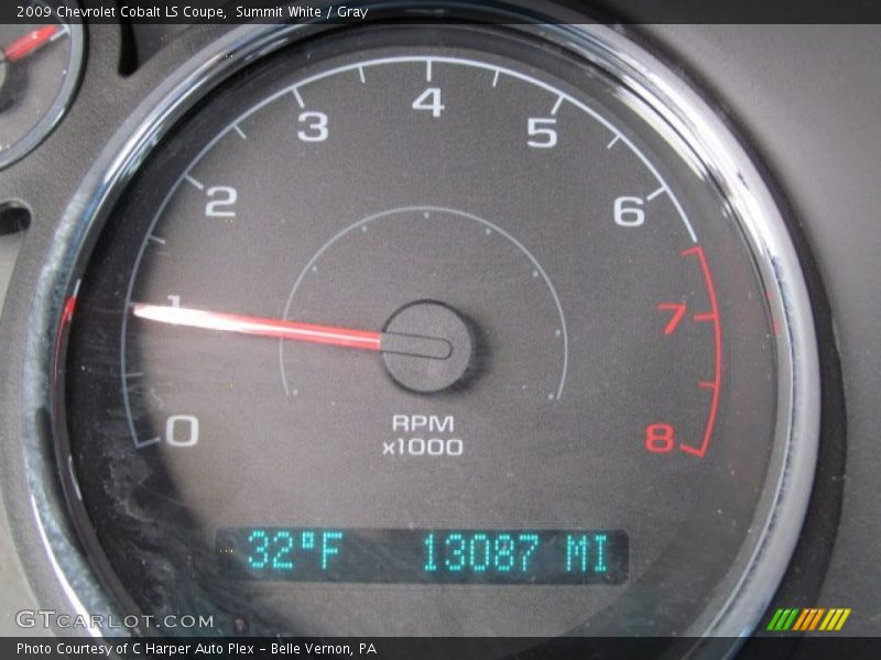 Summit White / Gray 2009 Chevrolet Cobalt LS Coupe