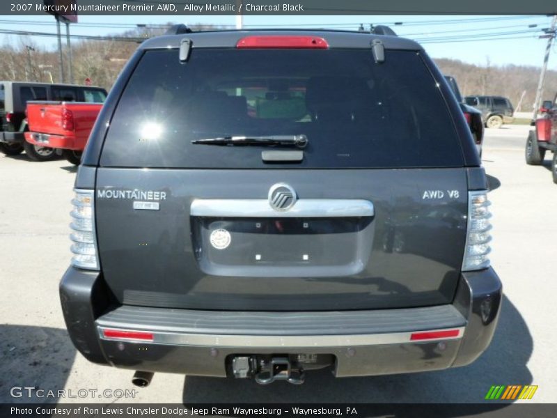 Alloy Metallic / Charcoal Black 2007 Mercury Mountaineer Premier AWD