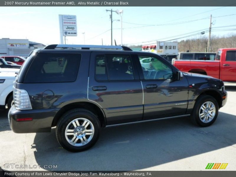 Alloy Metallic / Charcoal Black 2007 Mercury Mountaineer Premier AWD