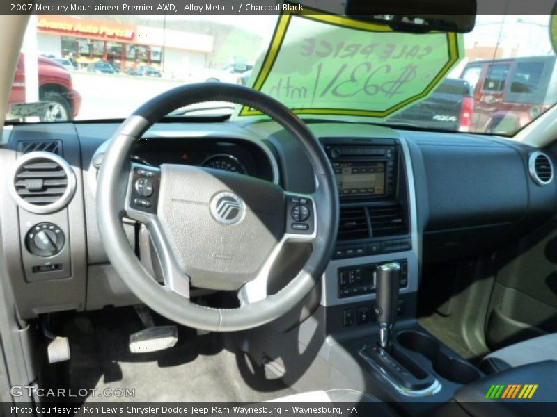 Alloy Metallic / Charcoal Black 2007 Mercury Mountaineer Premier AWD