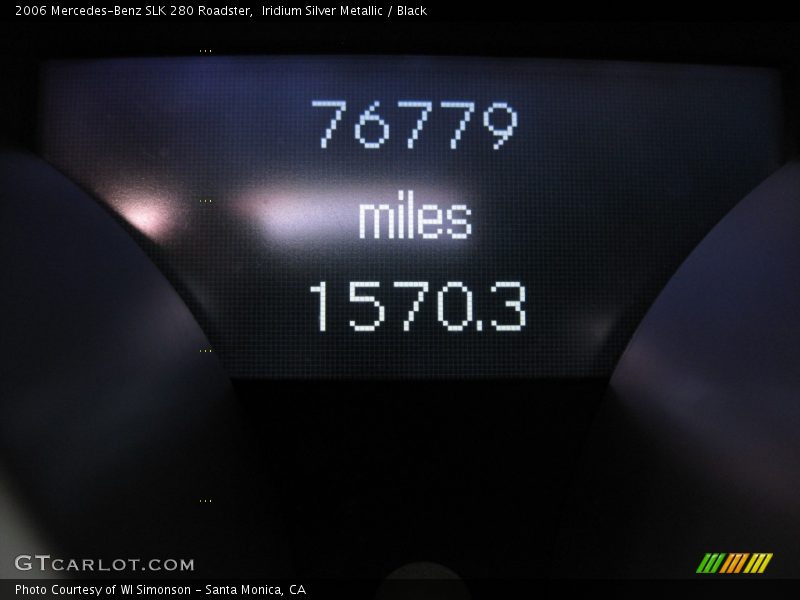 Iridium Silver Metallic / Black 2006 Mercedes-Benz SLK 280 Roadster
