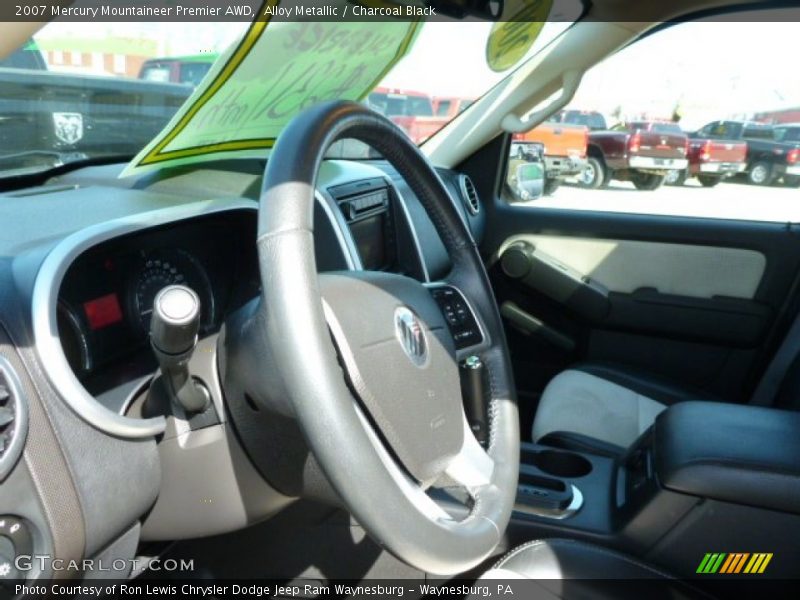Alloy Metallic / Charcoal Black 2007 Mercury Mountaineer Premier AWD