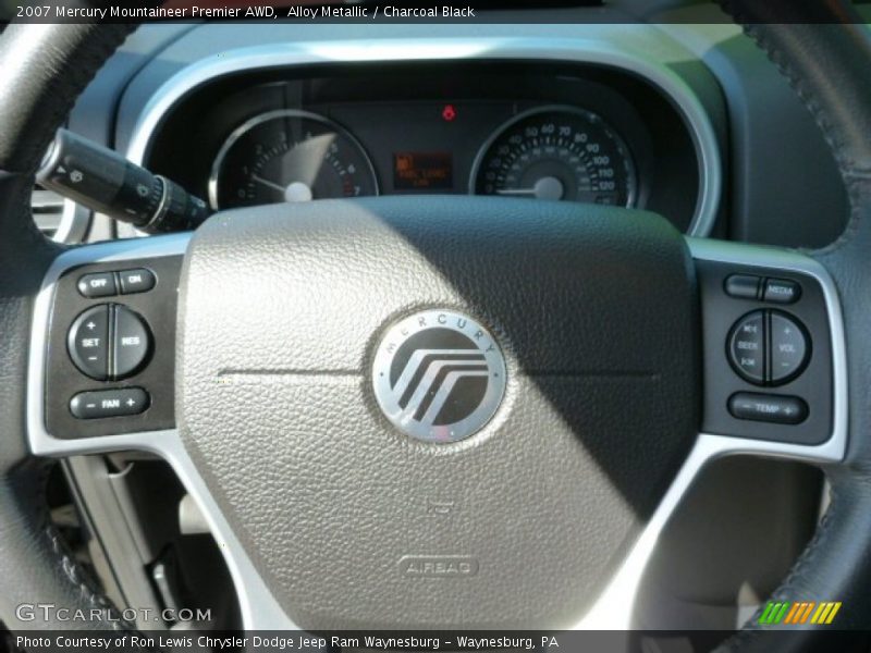 Alloy Metallic / Charcoal Black 2007 Mercury Mountaineer Premier AWD