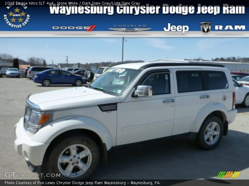 Stone White / Dark Slate Gray/Light Slate Gray 2007 Dodge Nitro SLT 4x4